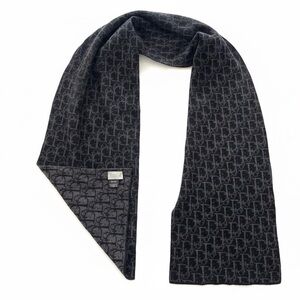 Dior Wool Monogram Black and Scarf